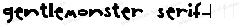 GentleMonster Serif字体转换